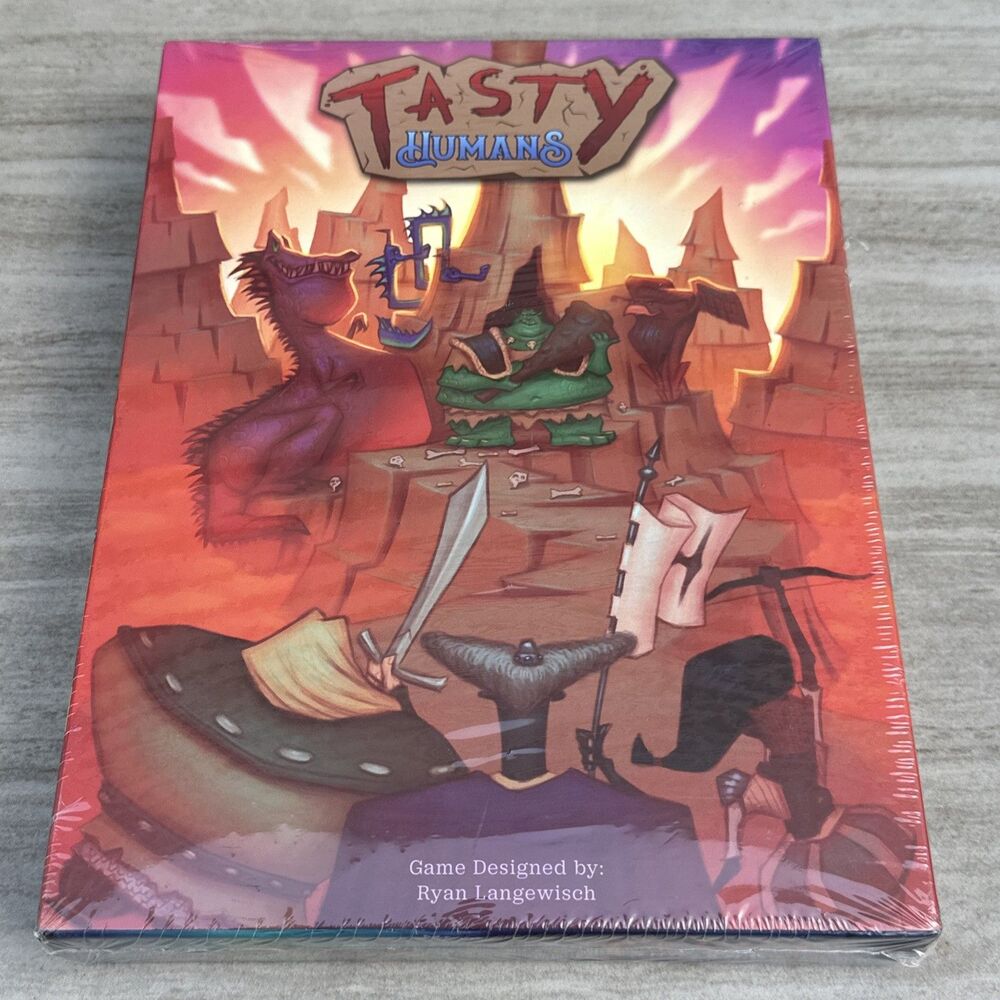 Tasty Humans Board Game by Ryan Langewisch Pangea Games 1-4 Player NEW Sealed